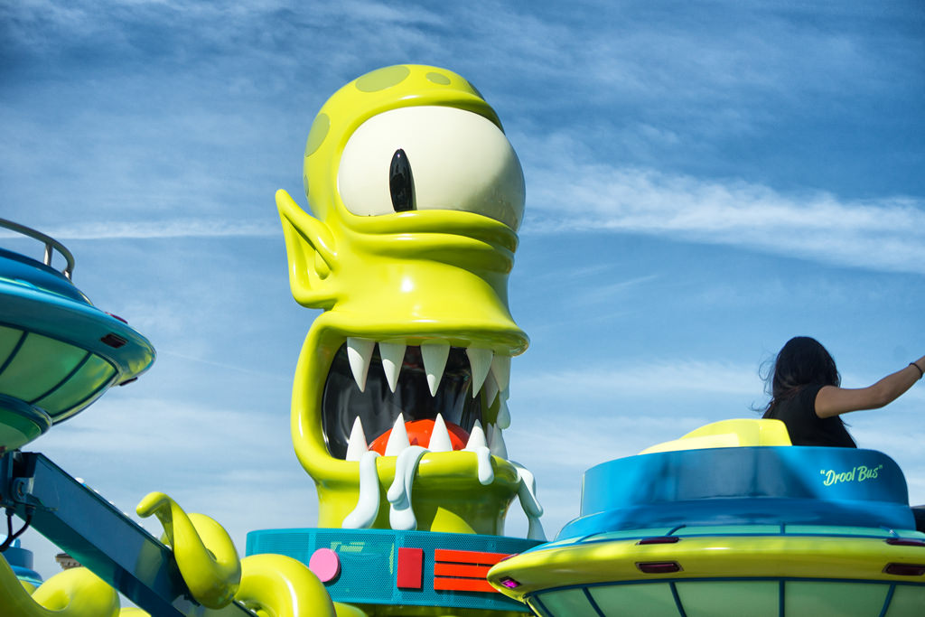 Kang & Kodos' Twirl 'n' Hurl | Universal Studios Florida